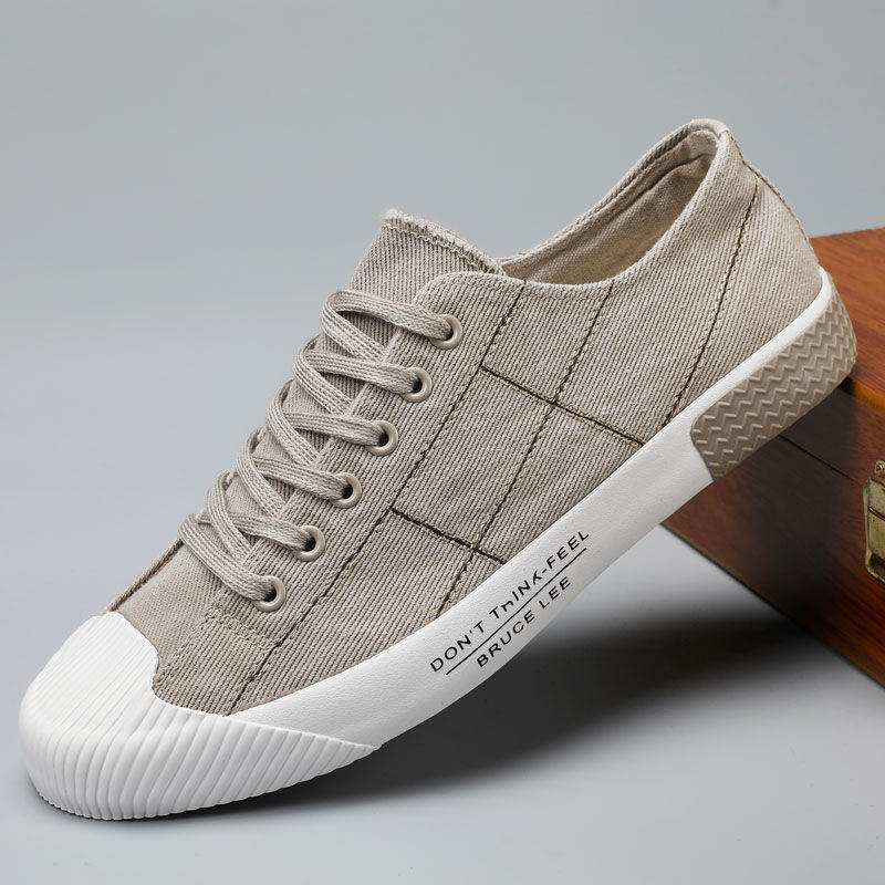 Autumn Mens Shoes New Casual Sneakers Korean-style Canvas