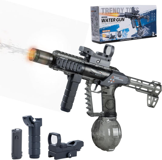Tactical Modular Electric Water Gun Toy, Rechargeable, Summer Pool Party Water Fight Gift