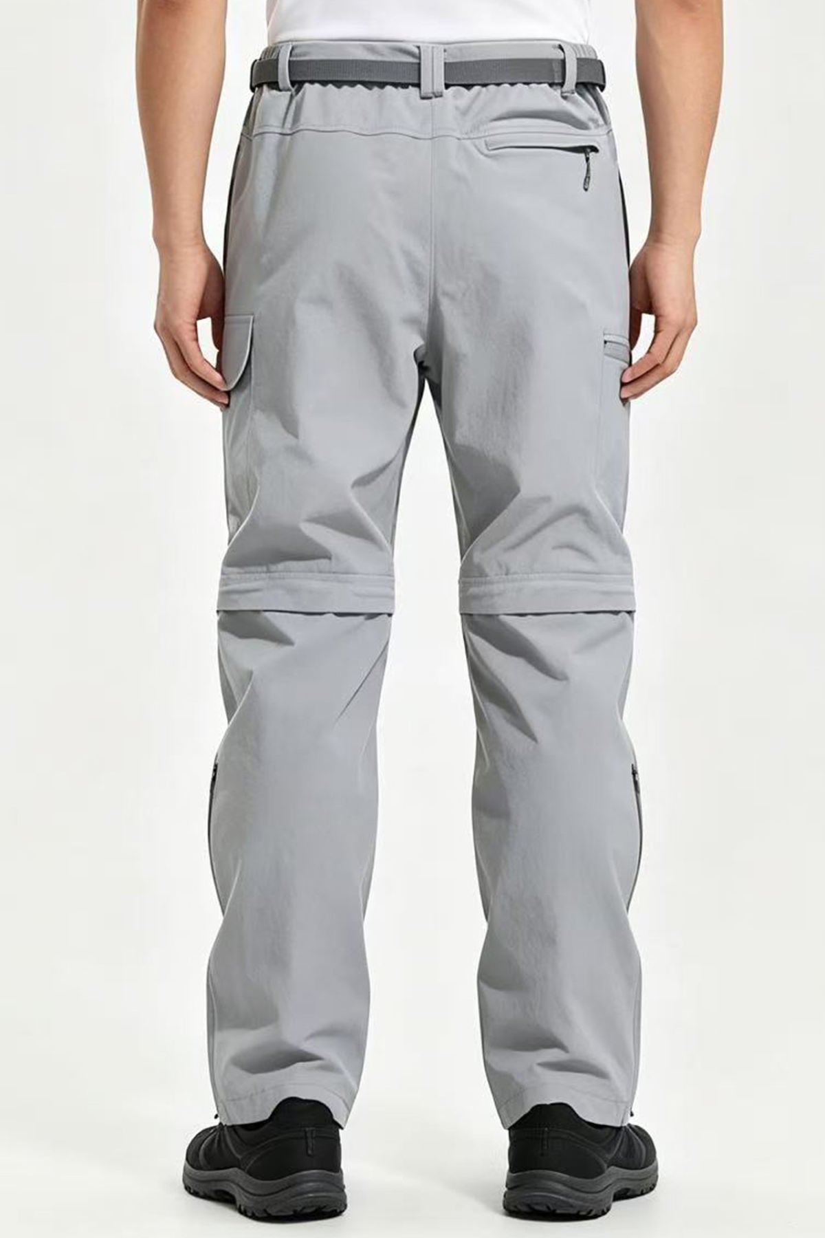 Outdoor Detachable Two-piece Quick Drying Pants With Multiple Pockets For Men, Two Piece Workwear, Elastic Lightweight Hiking Pants