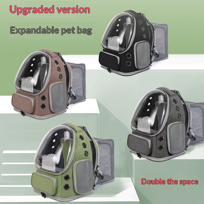 Portable Pet Carrier With Shoulder Straps