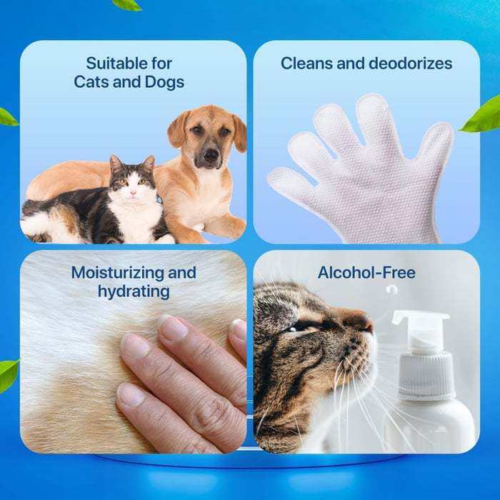 Disposable Cleaning Gloves Gentle On Pet Fur And Skin Ideal For Everyday Care