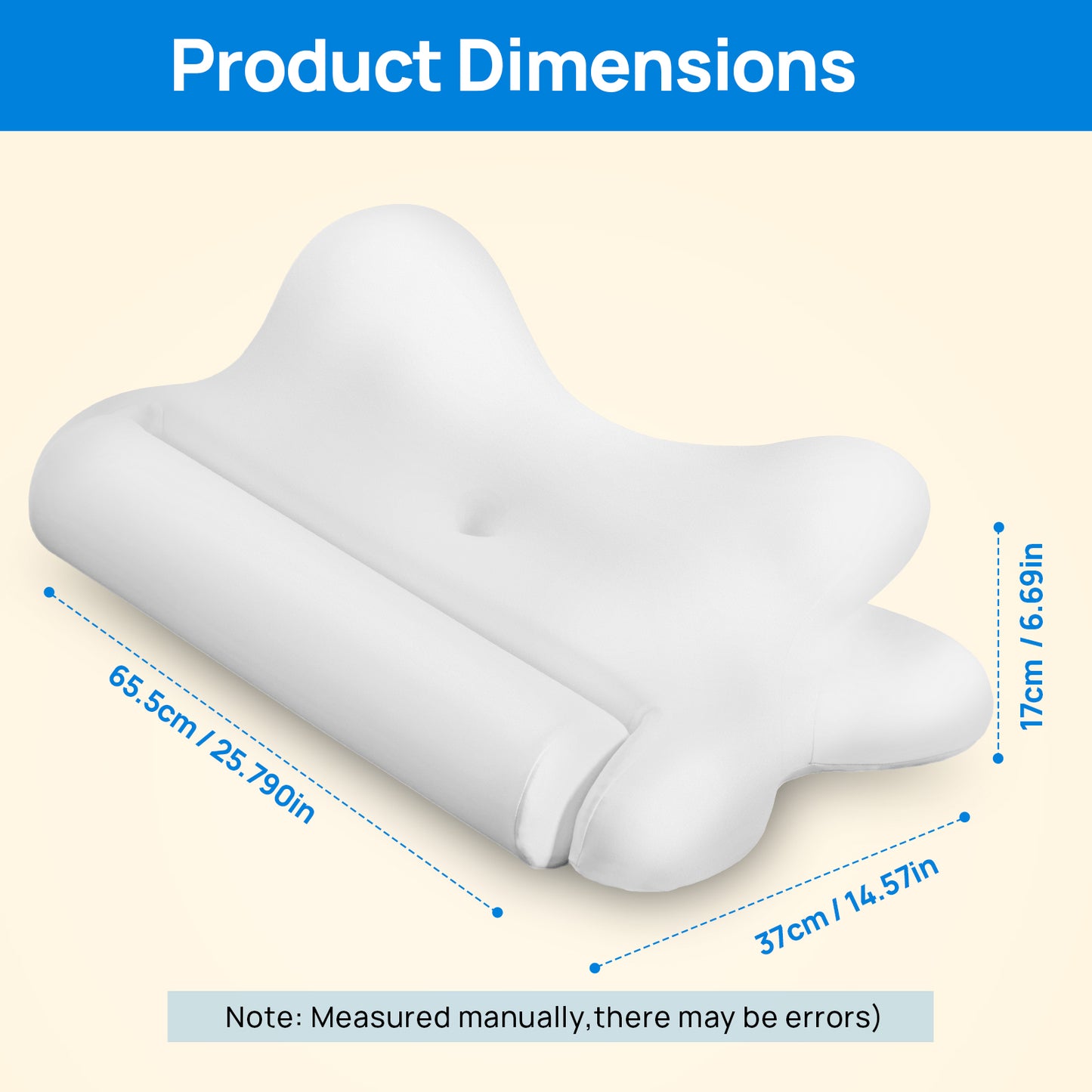 Cervical Neck Pillow, Cooling Ergonomic Memory Foam Pillows