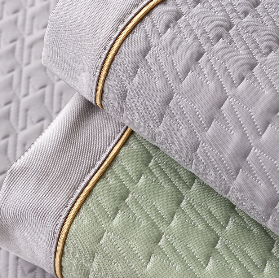 Cool Mung Bean Beads Cooling Silk Sofa Mat Ice Silk Cool-feel