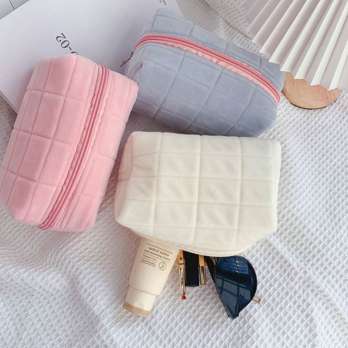 Multifunctional Cute Canvas Makeup Bag