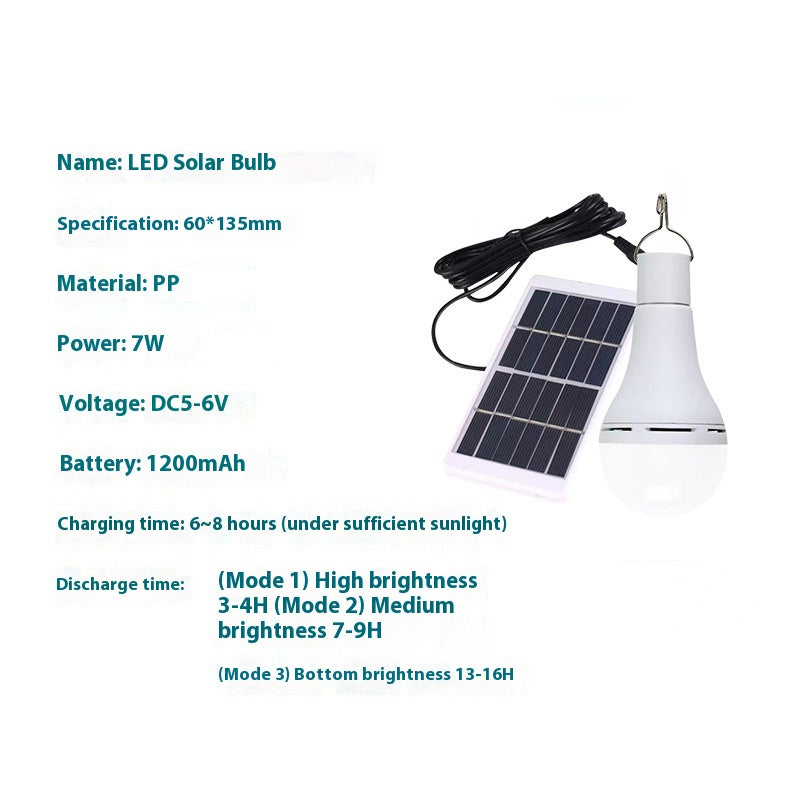 Solar Charging Emergency Lamp Outdoor Camping Lantern