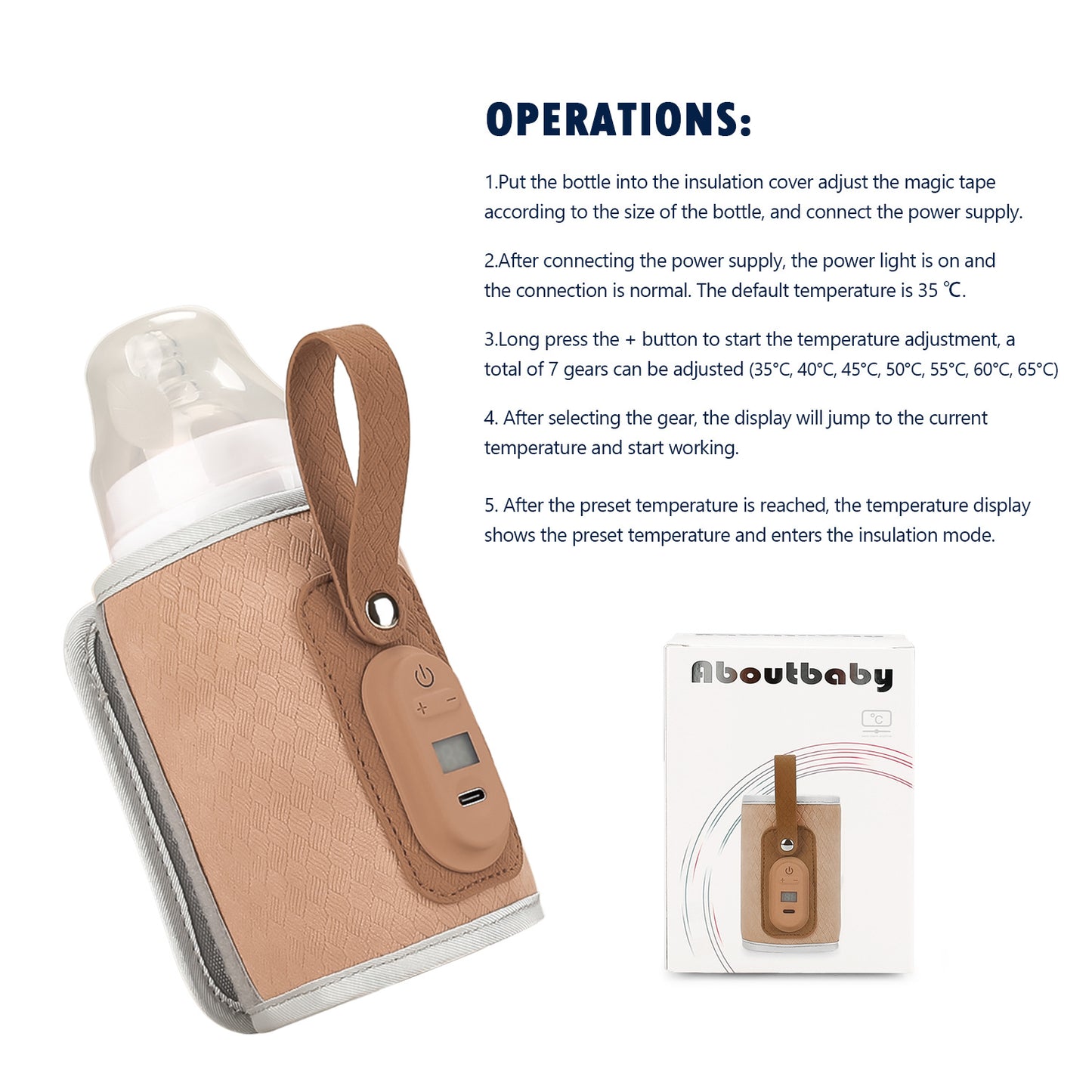Insulation Feeding Bottle Bag Outdoor Travel Maternal And Child Constant Temperature Mummy Bag