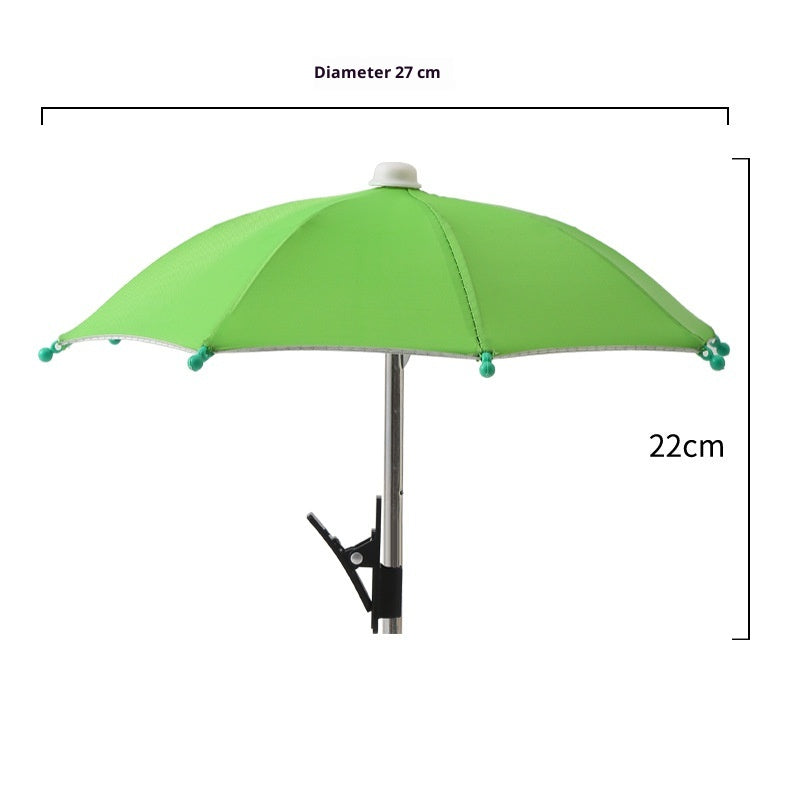Phone Holder Umbrella Clip Outdoor Umbrella Phone Mount