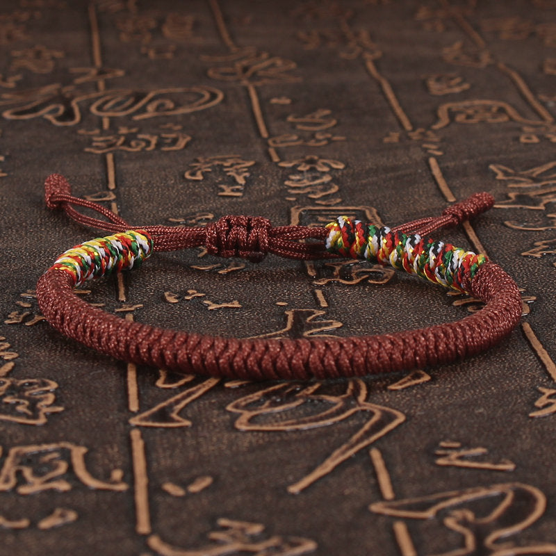 Best Seller In Europe And America Handmade Woven Jin Gang Knot Red Rope Bracelet