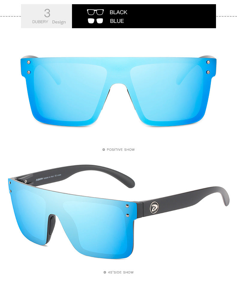 DUBERY New One-Piece Oversized Sunglasses