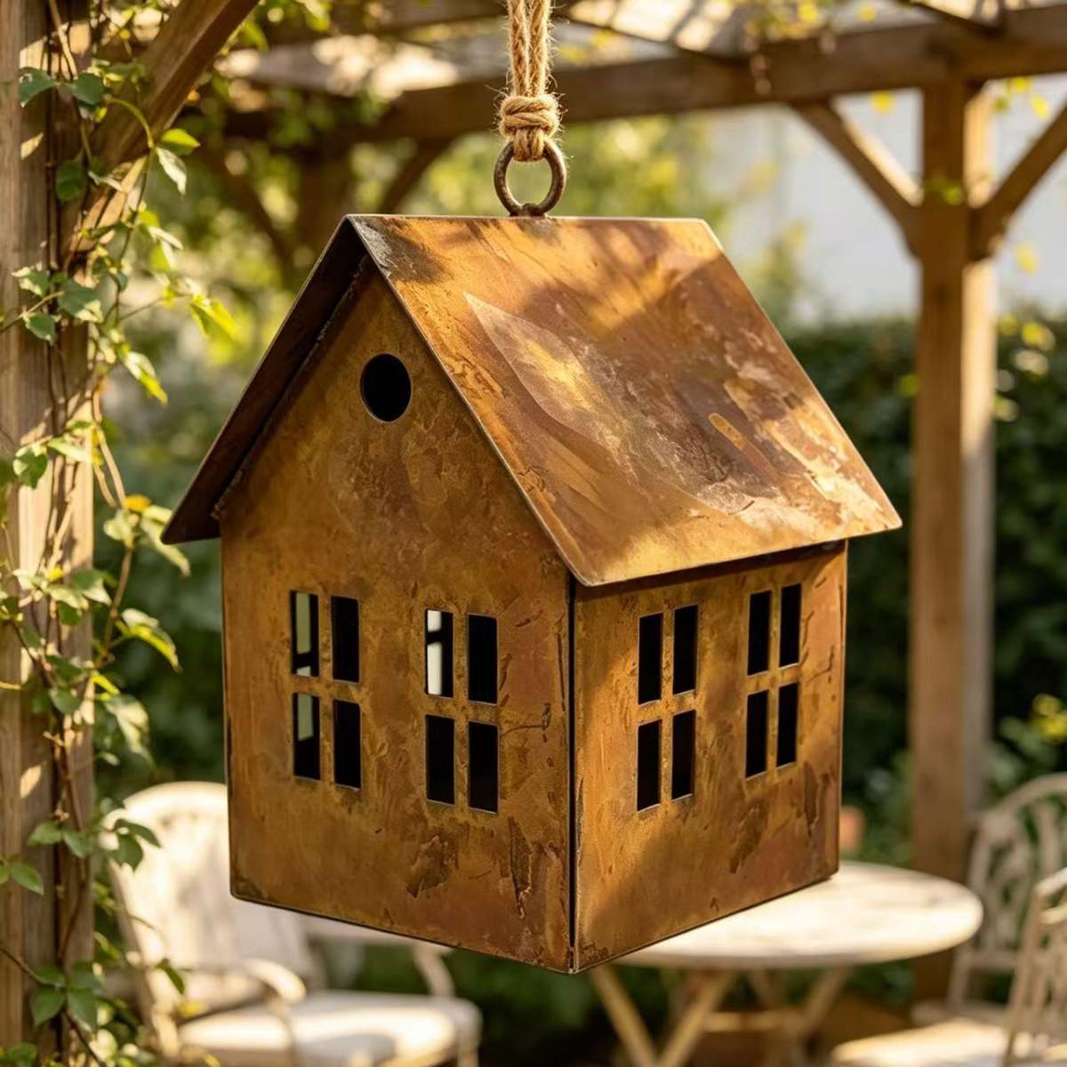 Holiday-themed Courtyard Decoration Lantern Candle Holder