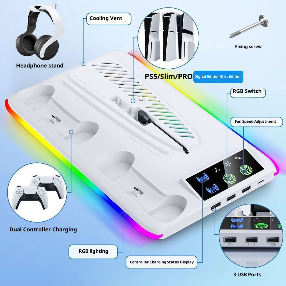 PS5SlimPRO Universal Cooling Fan Stand
