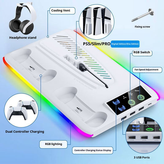 PS5SlimPRO Universal Cooling Fan Stand