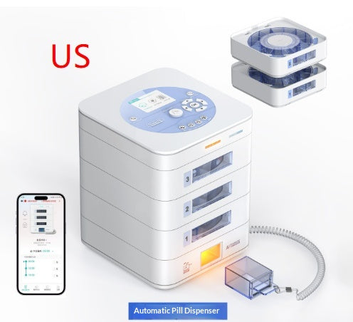 Ideerfit Smart Pill Dispenser With Timed Medication Reminders