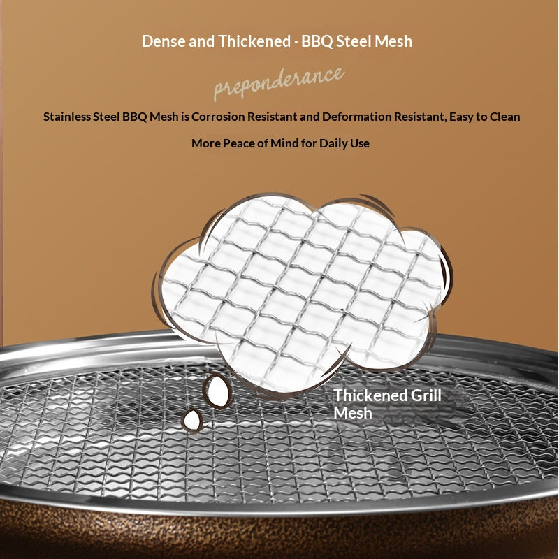 Korean-style Barbecue Grill Household Charcoal Hot Pot For Grilling Meat