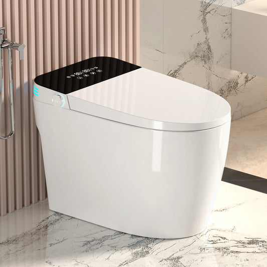 Smart Toilets With Heated Bidet Seat.Portable Toilet With Bidet Built.Intelligent Toilet Auto Open Close Seat. Bidet Toilet With Dryer And Warm Water
