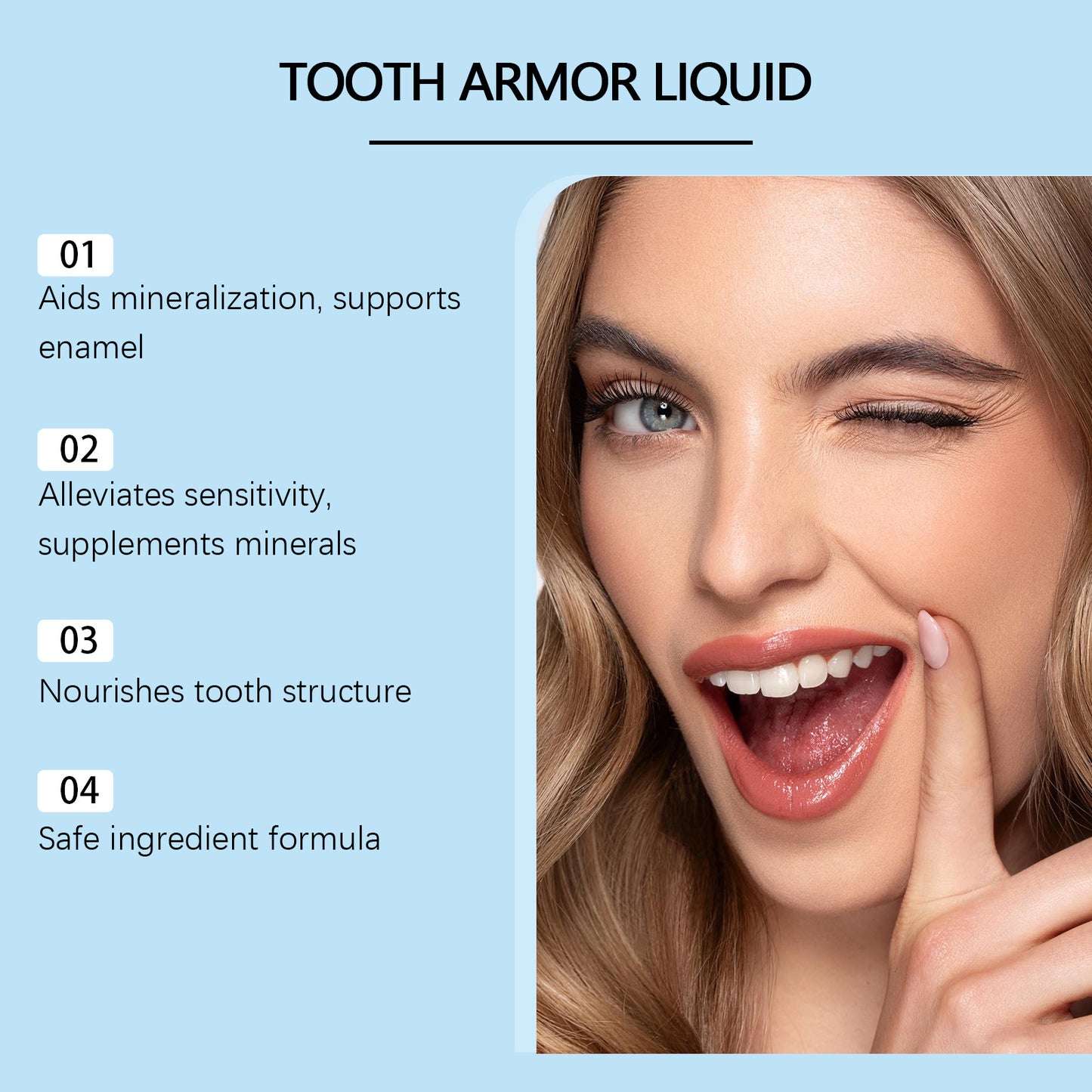 Dental Care Solution For Daily Cleaning Of Surface Stains