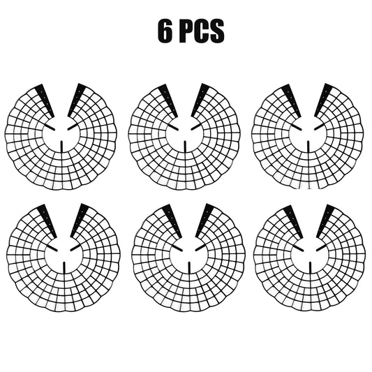6Pcs Black Strawberry Planting Racks With 3 Fixed Support Legs For Garden Plant Care