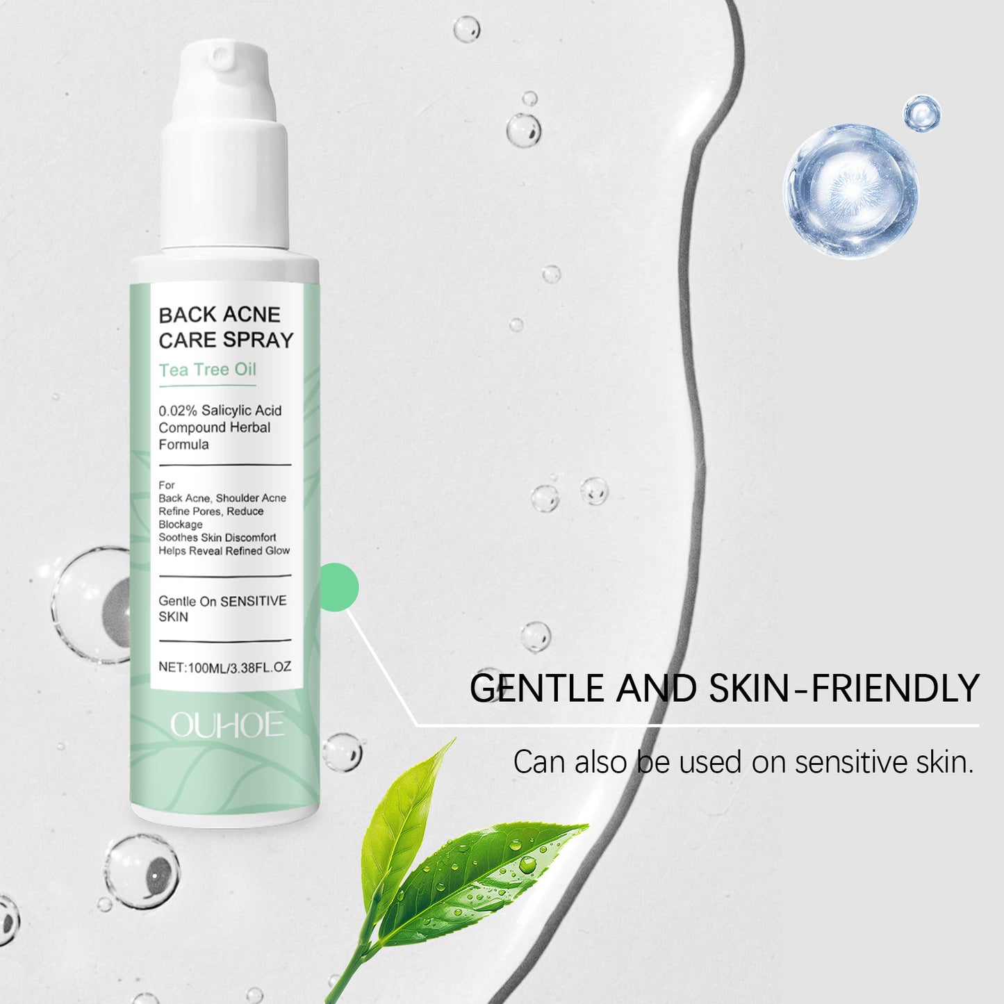 Gentle Hydrating Care Spray For The Back Of The Body With Soothing Ingredients
