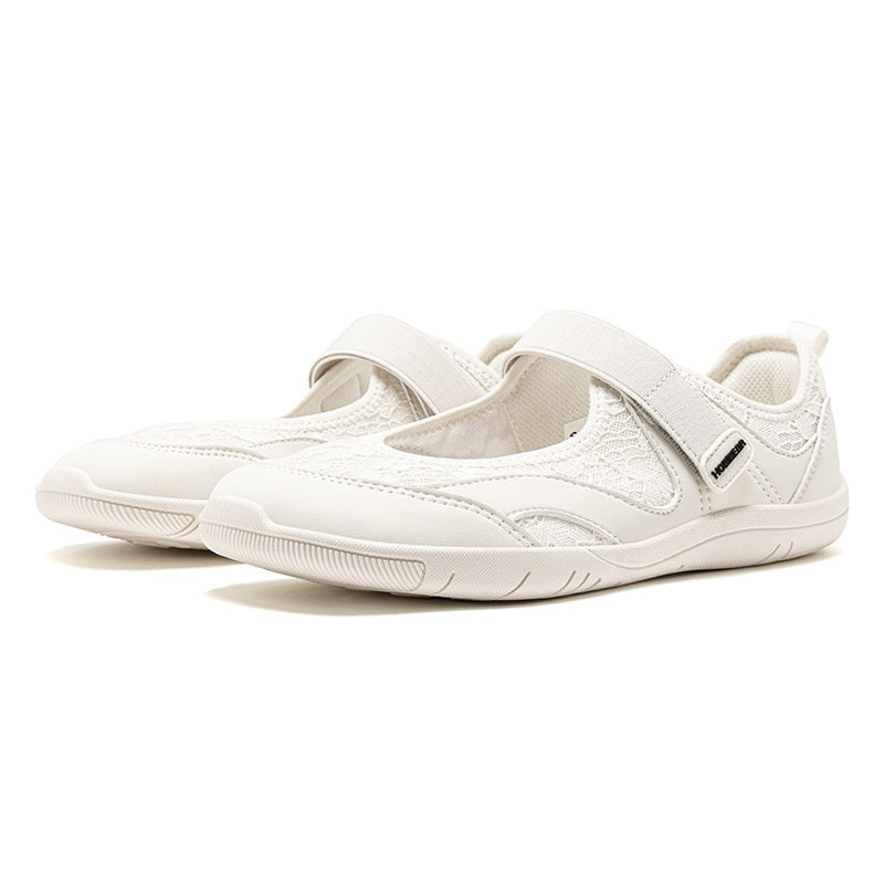 Light Outdoor Wide-Fit Shoes Lace-up Mary Jane Womens Shoes