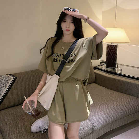Women's Summer Loose Korean-style Casual Student Outfit