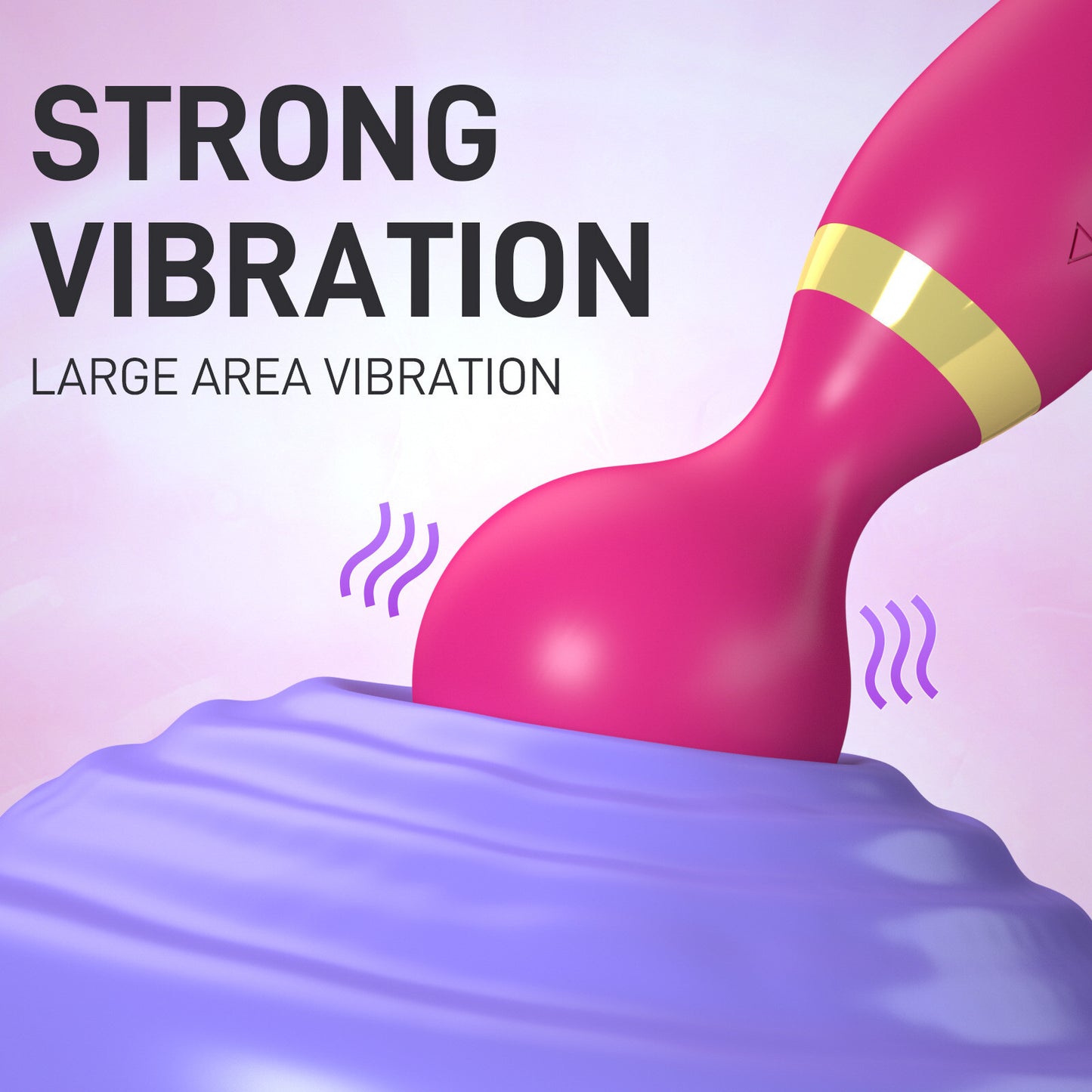 Multi-Speeds-Silicone-Double-Head-Full-Body-Massager-Vibrator-Mute Rechargeable
