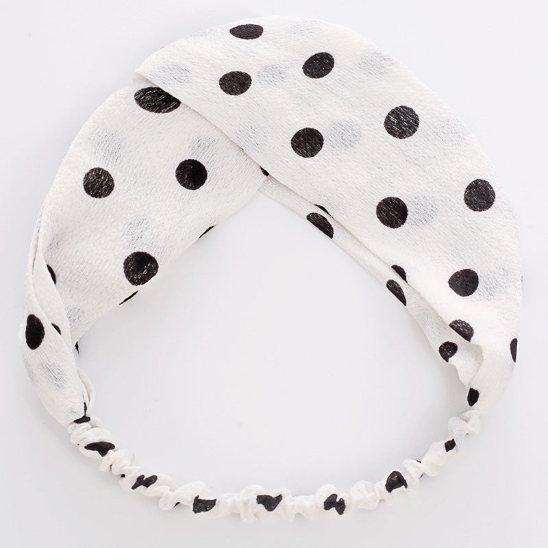 Cute Women's Face Wash Bandeau Solid Color Makeup Headband
