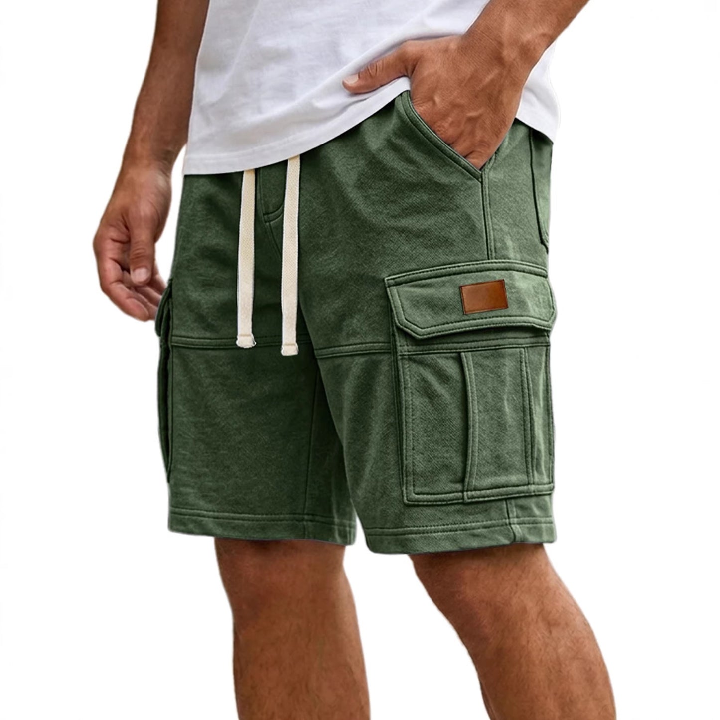 Men's Cargo Shorts With Pockets Fashion Summer Vacation Short Pants