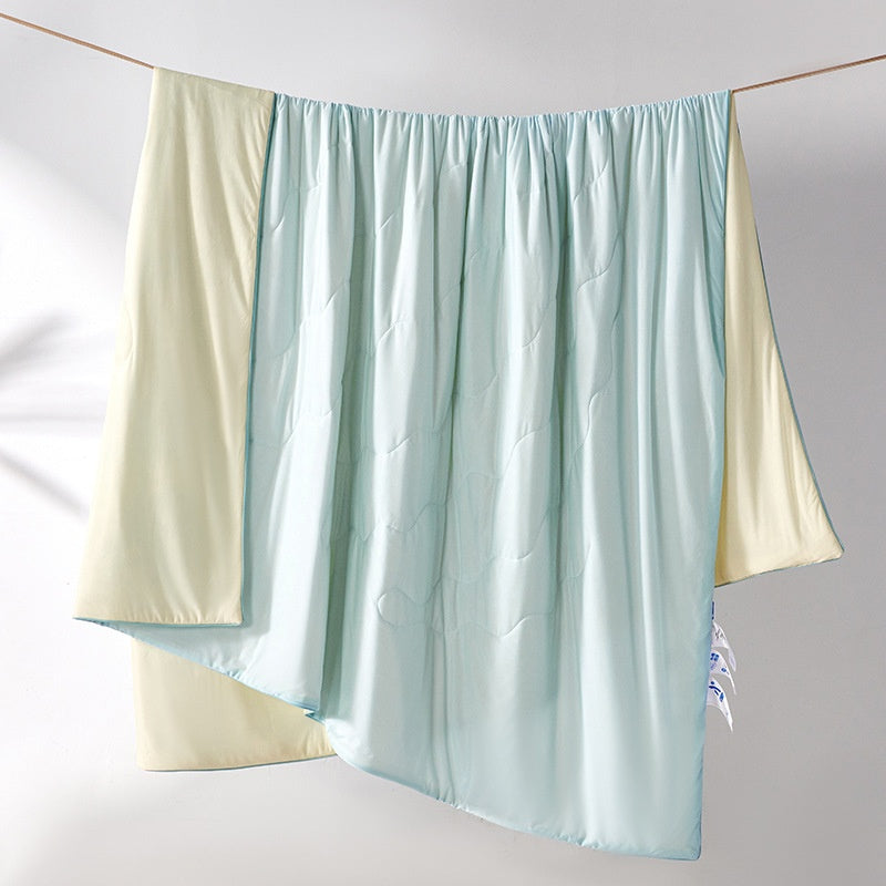 Small Cooling Summer Air-Conditioning Cool-Feel Ice Silk Summer Blanket