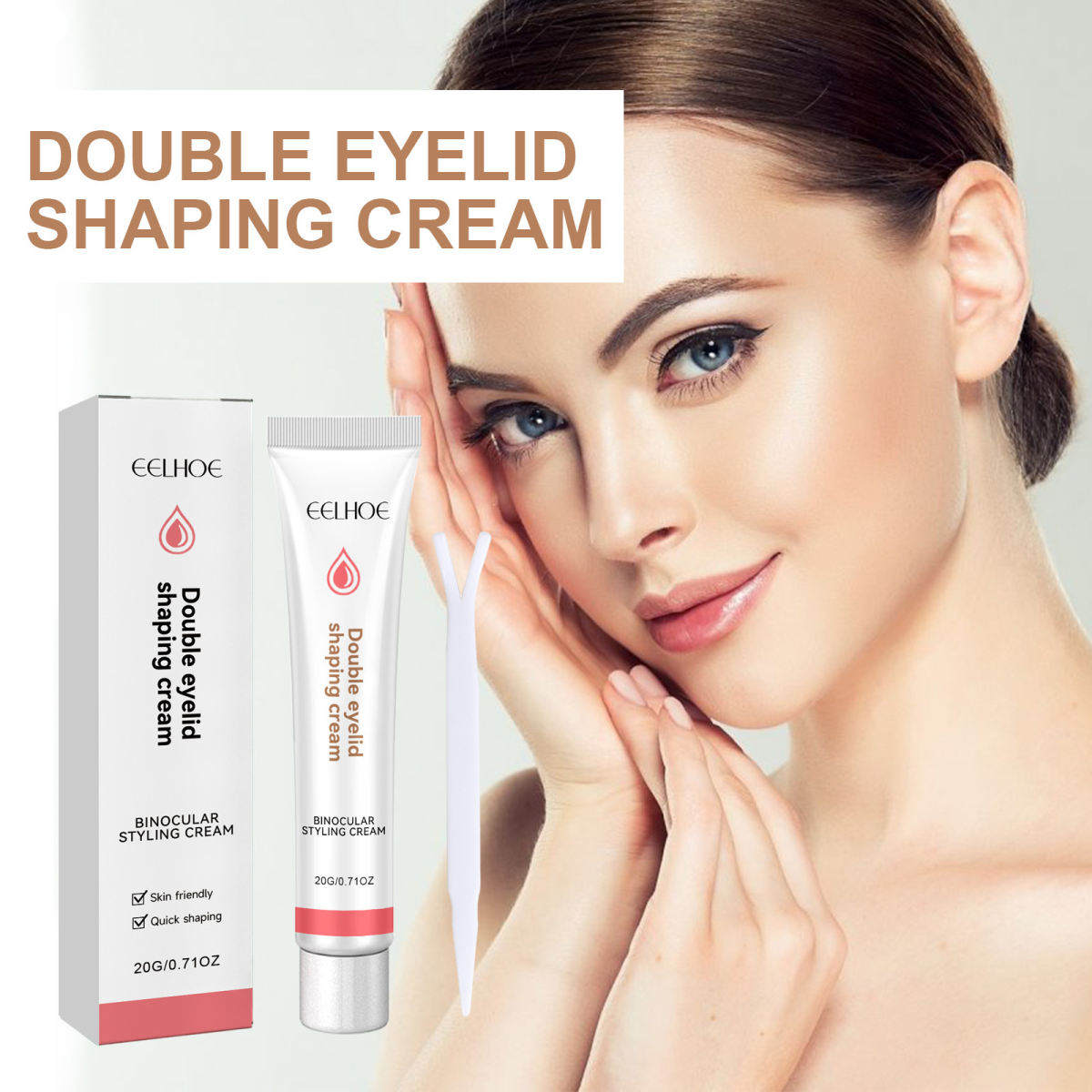 EELHOE Double-Eyelid Setting Cream Natural Double Eyed Beauty Eye-Setting Cream