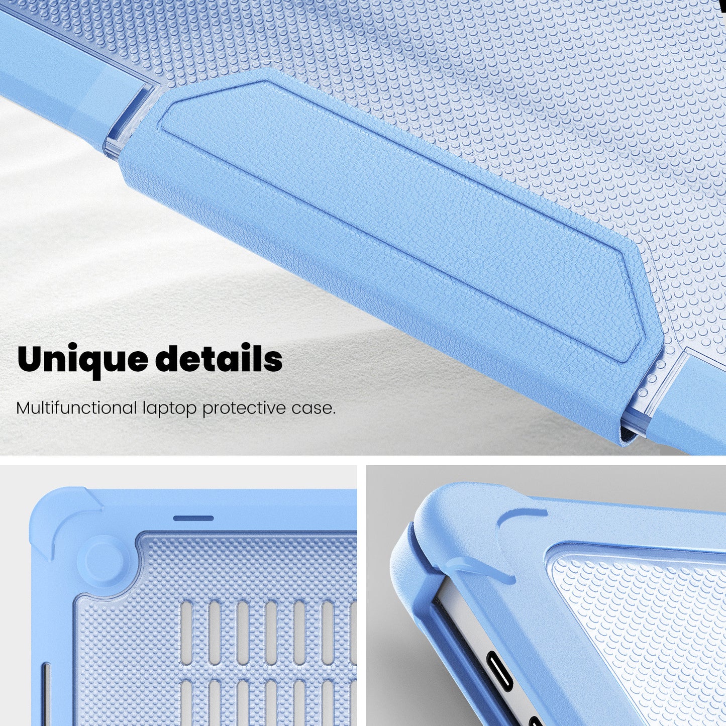 Air13 Laptop Case Transparent Frosted Cooling Bracket Anti-fall Shell