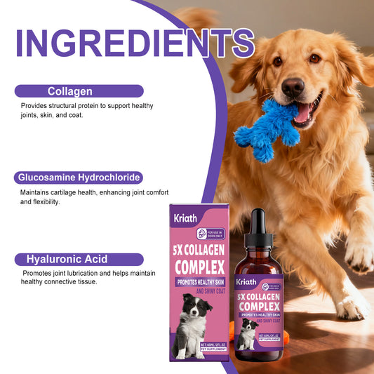 Joint Care Skin And Hair Care Gentle Formula Nutritional Dog Collagen Drops