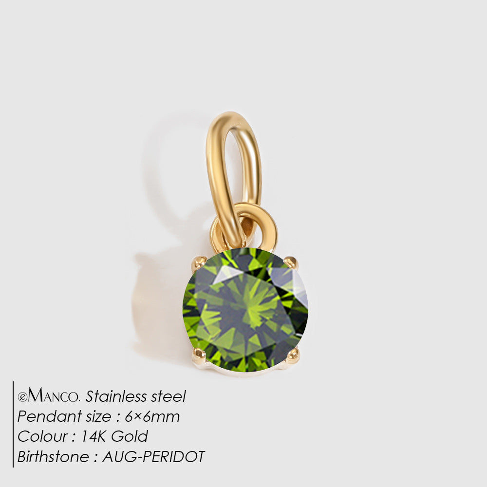 DIY Jewelry Accessories Stainless Steel Pendant Charms