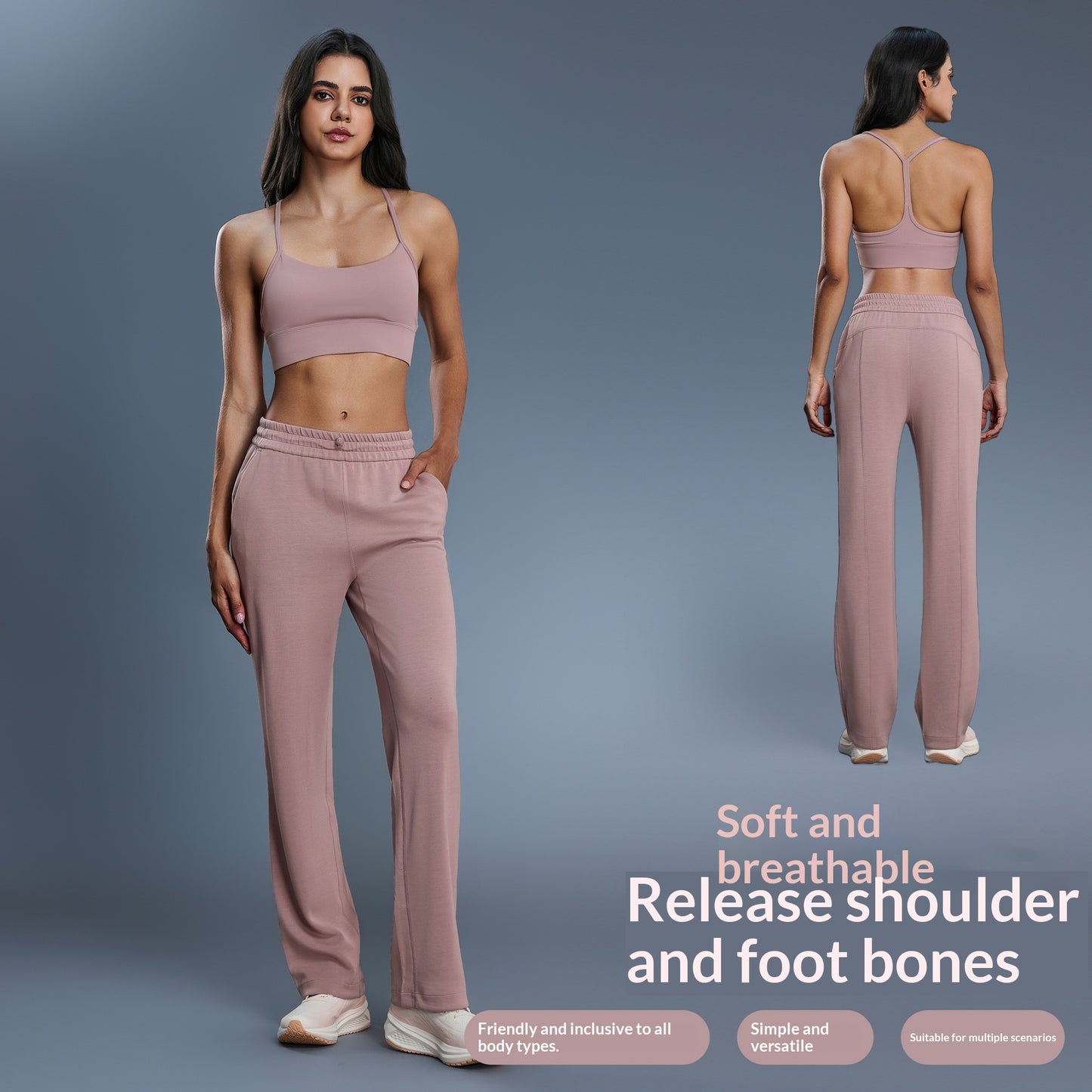 Nude-Feel Y-Back Sexy Beauty-Back Yoga Bra