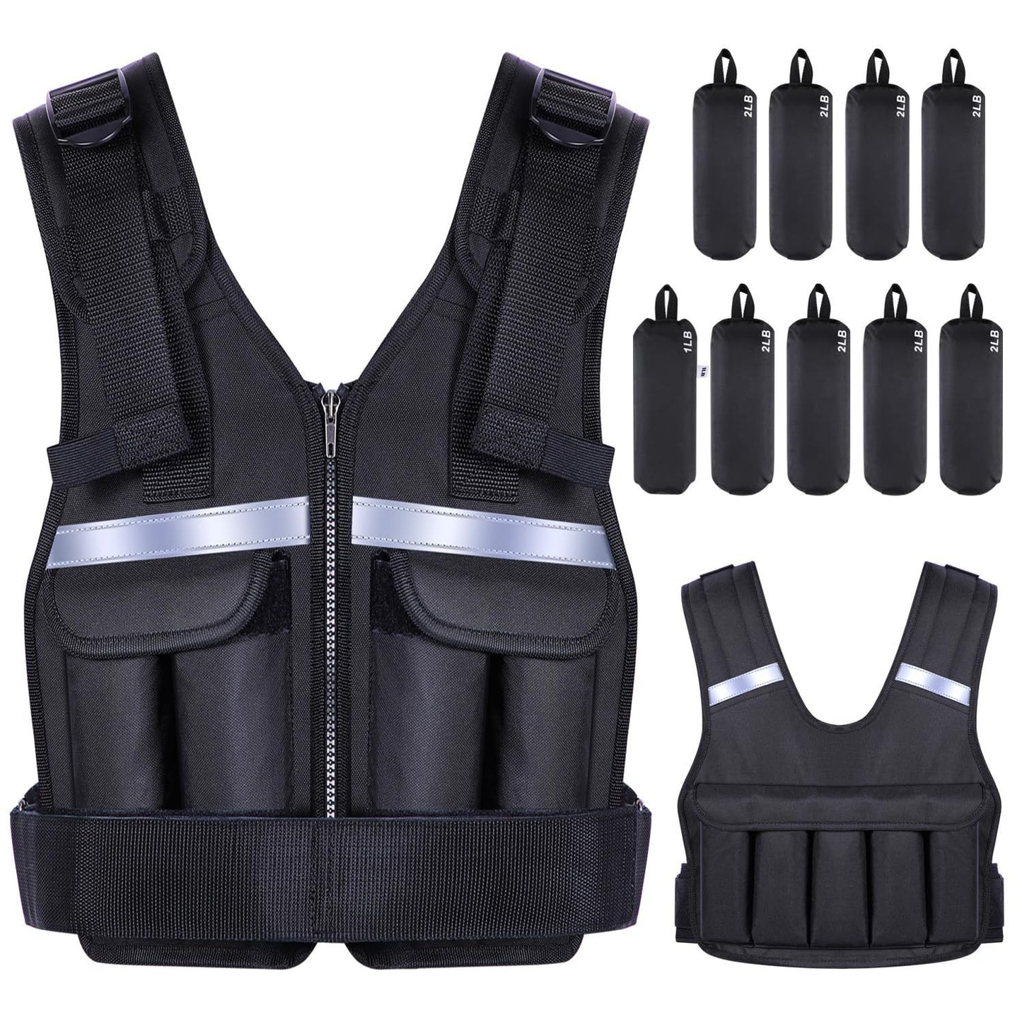 New Adjustable Weighted Vest For Men