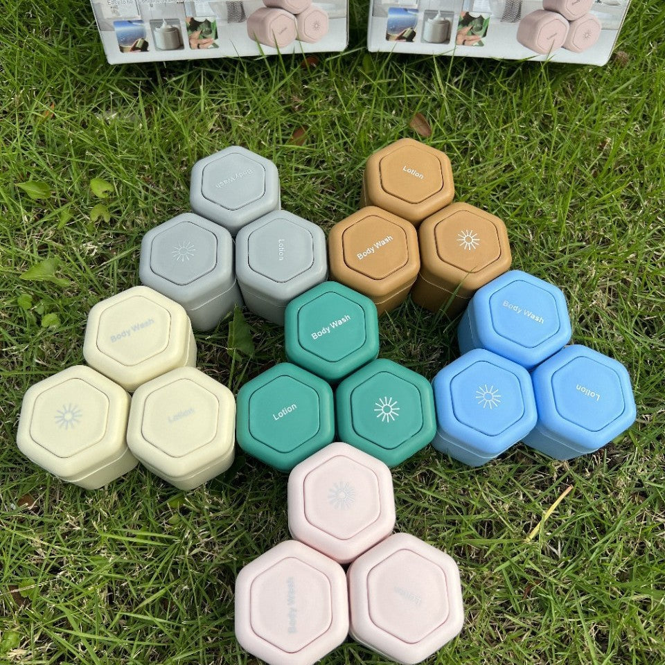 Travel Container Body Care Capsule Set Magnetic Travel Capsule