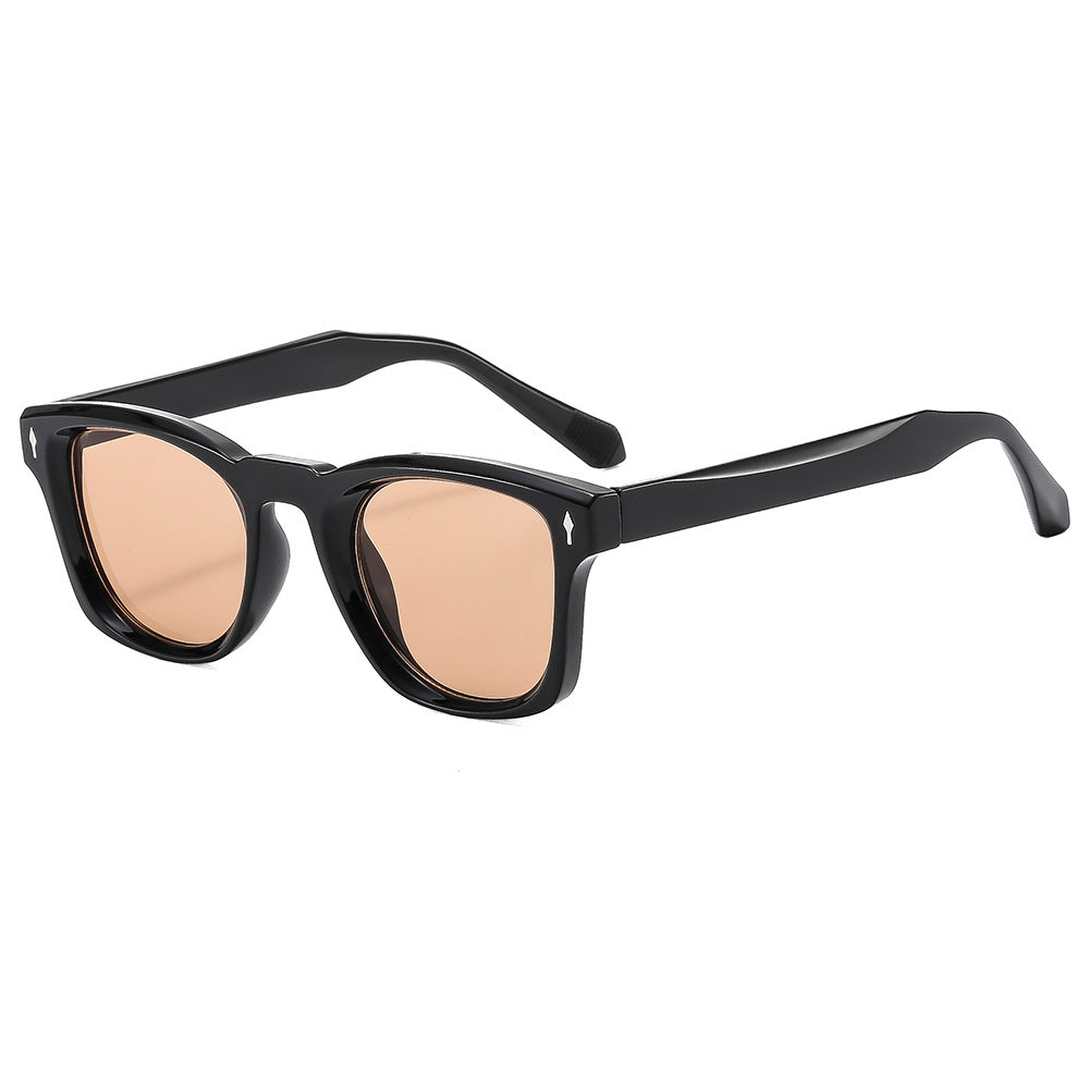 Womens Stylish Square-frame Retro Sunglasses For Outdoor Adventures