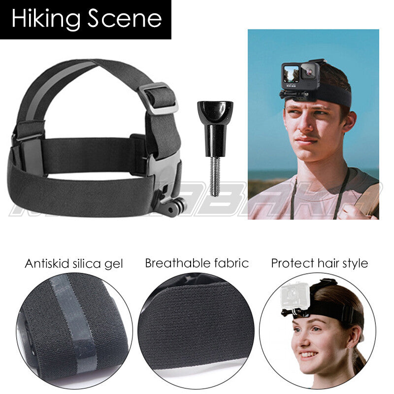 328 Go Pro Accessories Set Kit For G Opro Hero10 9 8 7 6 Monopod Head Chest Strap