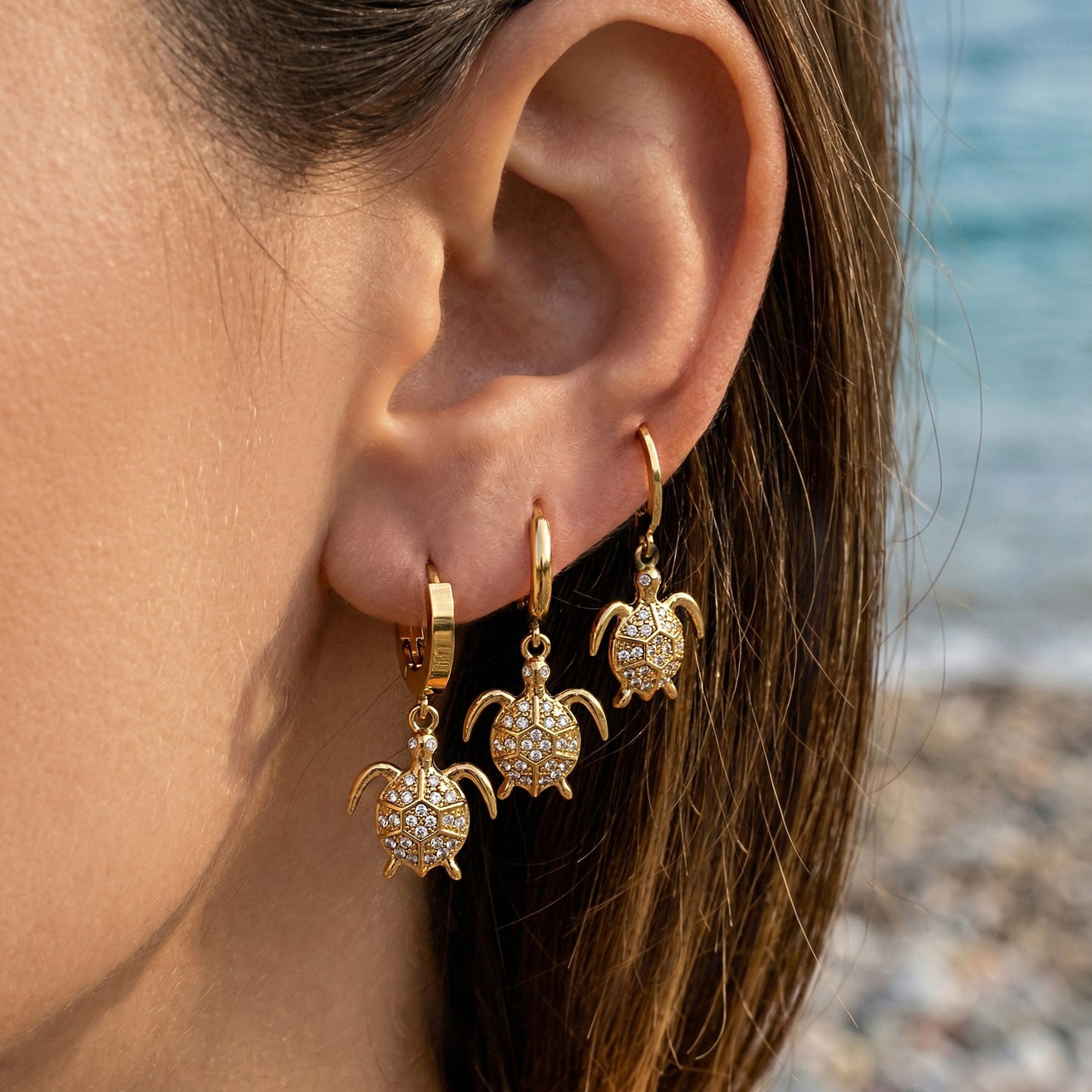 Summer Ocean Collection Pendant EarringsChic European And American Style