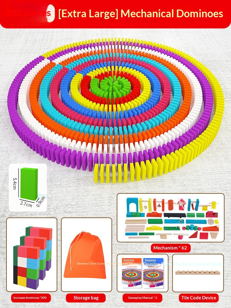 Educational Puzzle Toy Mechanism Building Blocks Gift Dominoes