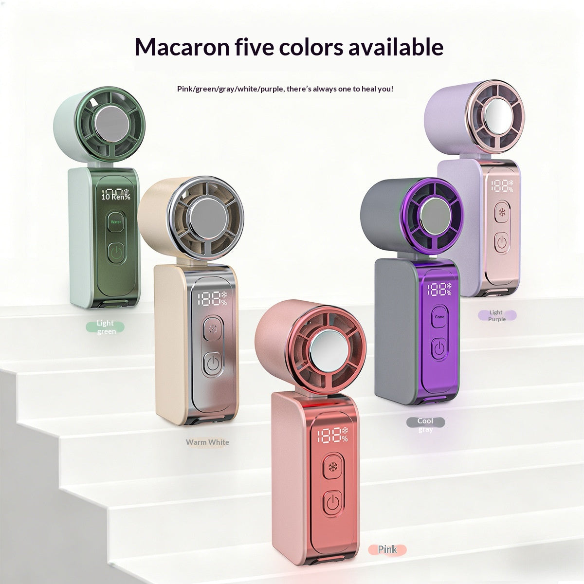 Dual-Use Semiconductor Cooling Ice Pack Portable USB Powerful Fan