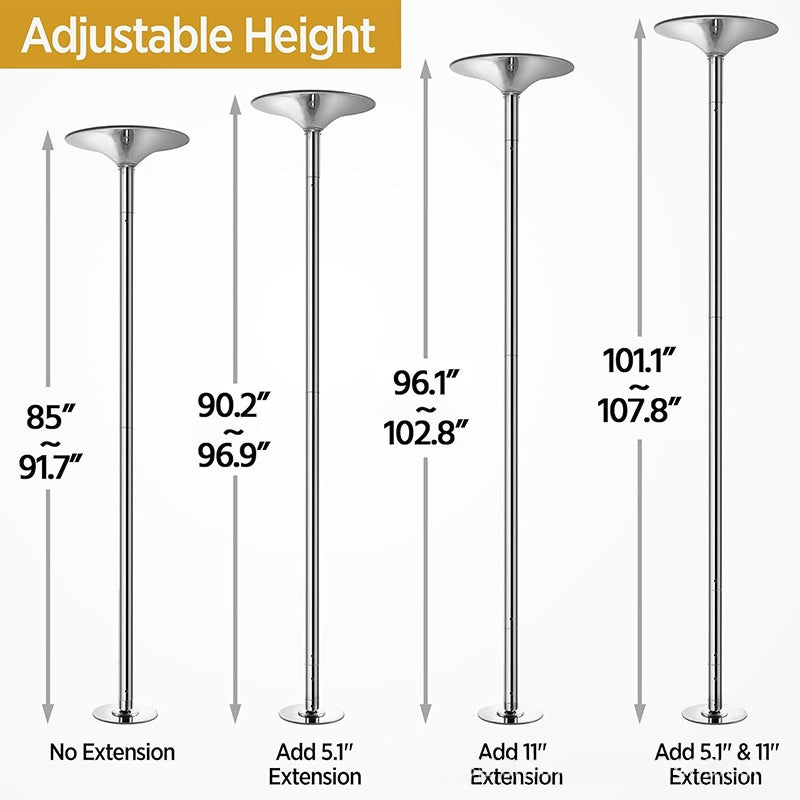 Professional Pole Dancing Pole Equipment With Anti-slip Features