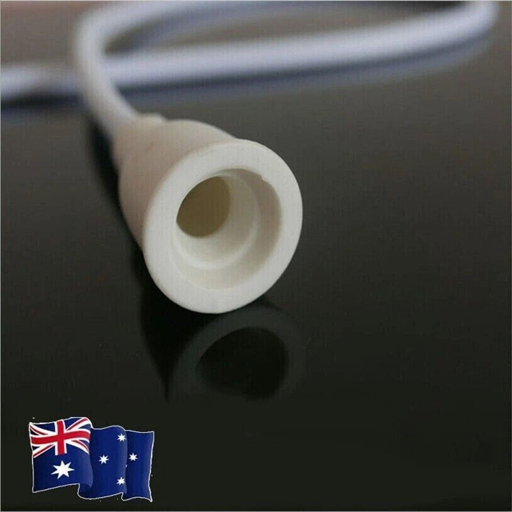 5m Push-On Spray Shower Head Bath Sink Tap Attachment Hose Soft Tube Pet Kids