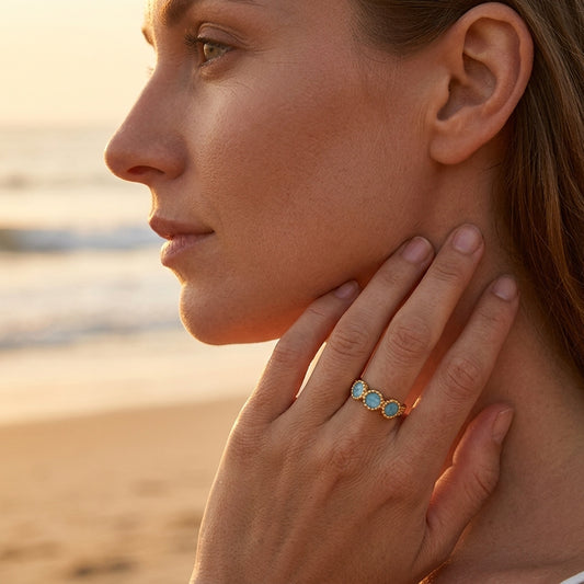 French Vintage Elegant Premium Open Ring, Niche Unique White Enamel Stainless Steel Ladies Jewelry