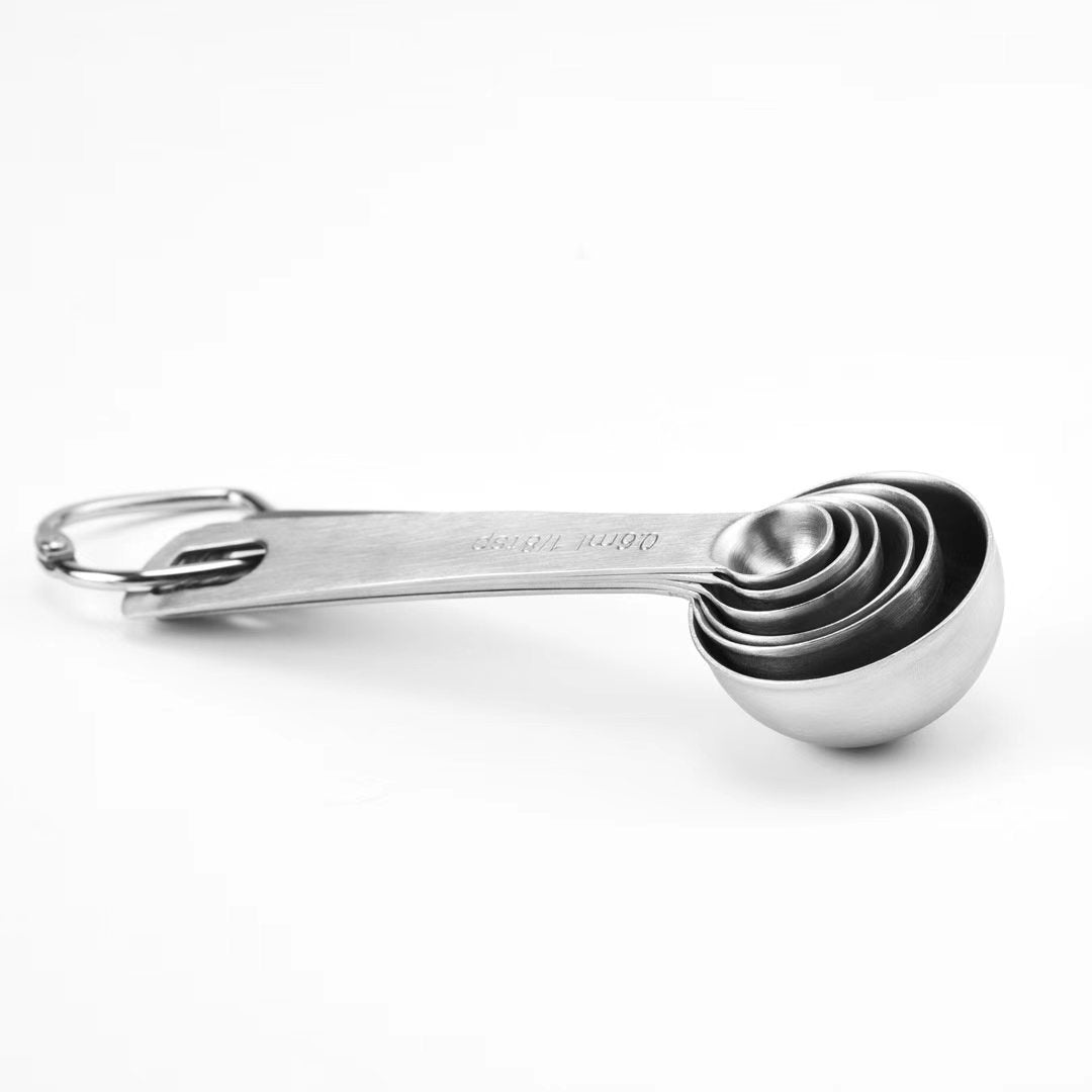 Stainless Steel Measuring Spoon Set With Markings Kitchen Tools