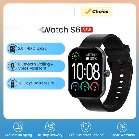Haylou Watch S6S003 Silicone Bluetooth Smart Watch