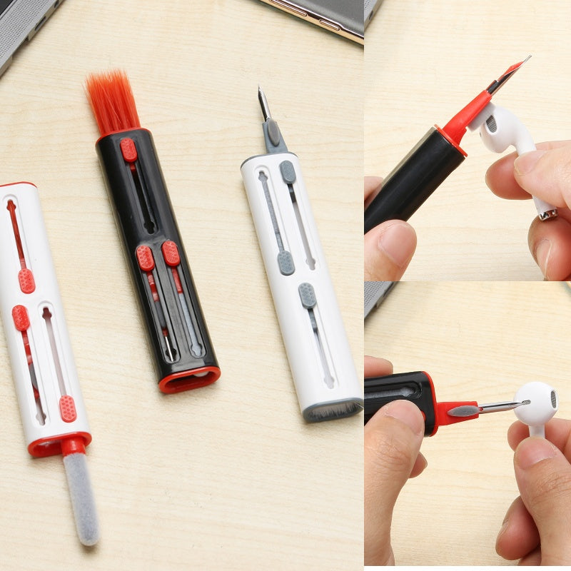 New Screen Cleaner Kit Bluetooth Earphones Cleaning Pen Brush Earbuds Case Cleaning