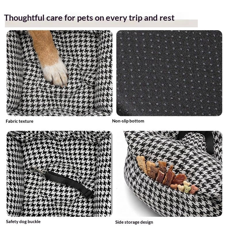 Front-passenger Headrest Travel Pet Cat Bed