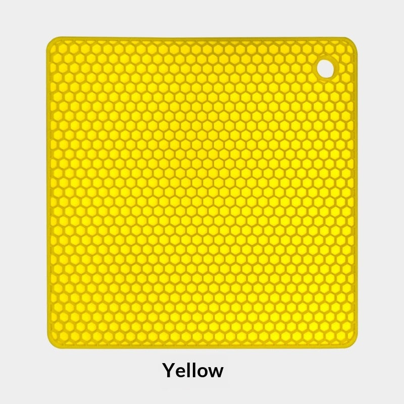 Insulated Silicone Honeycomb Mat Square Kitchen Placemat