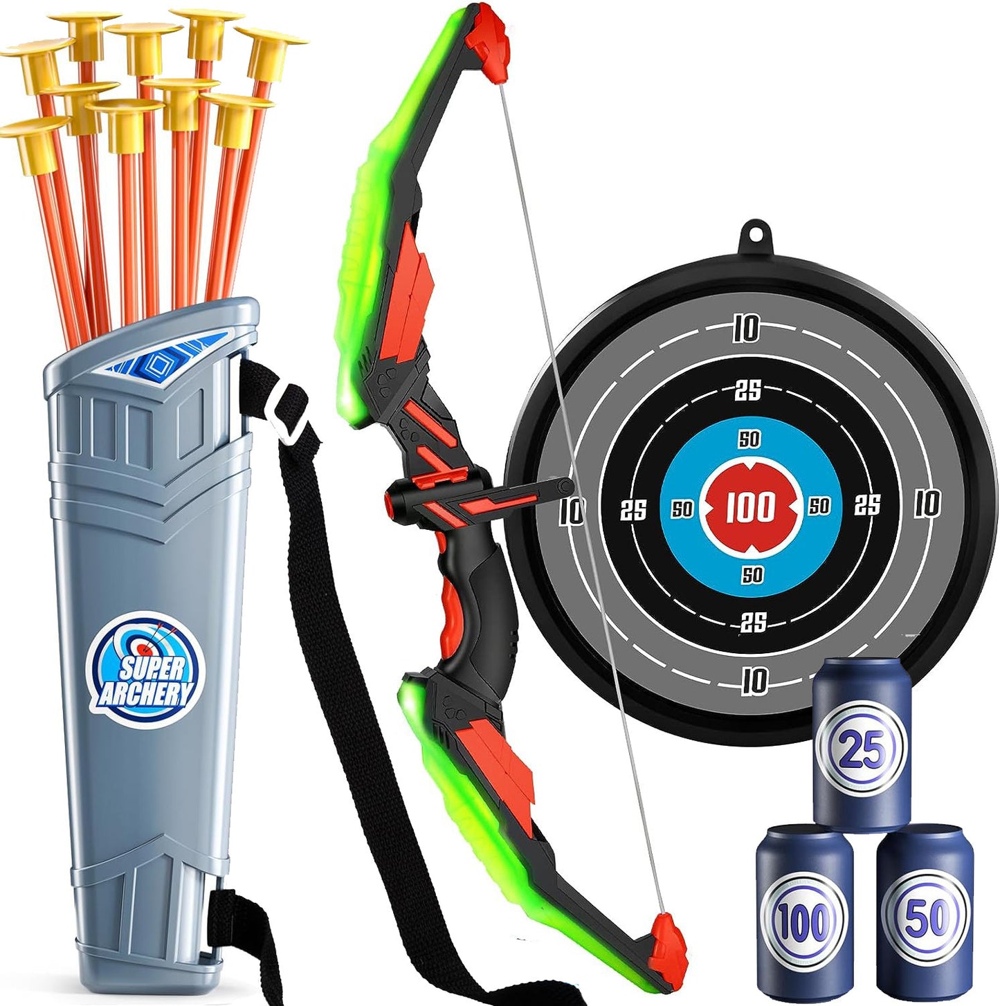 Children's Bow And Arrow Toy Quiver Target Archery Indoor Boys Girls Outdoor Leisure Entertainment Equipment Toy Wholesale