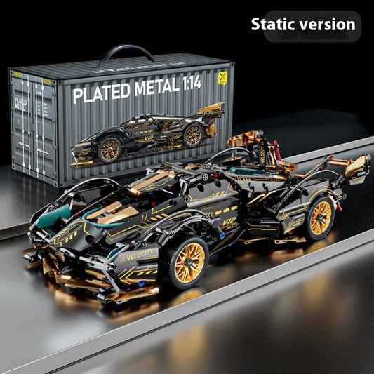 Building Blocks Remote Control Racing Model Assembled Toys